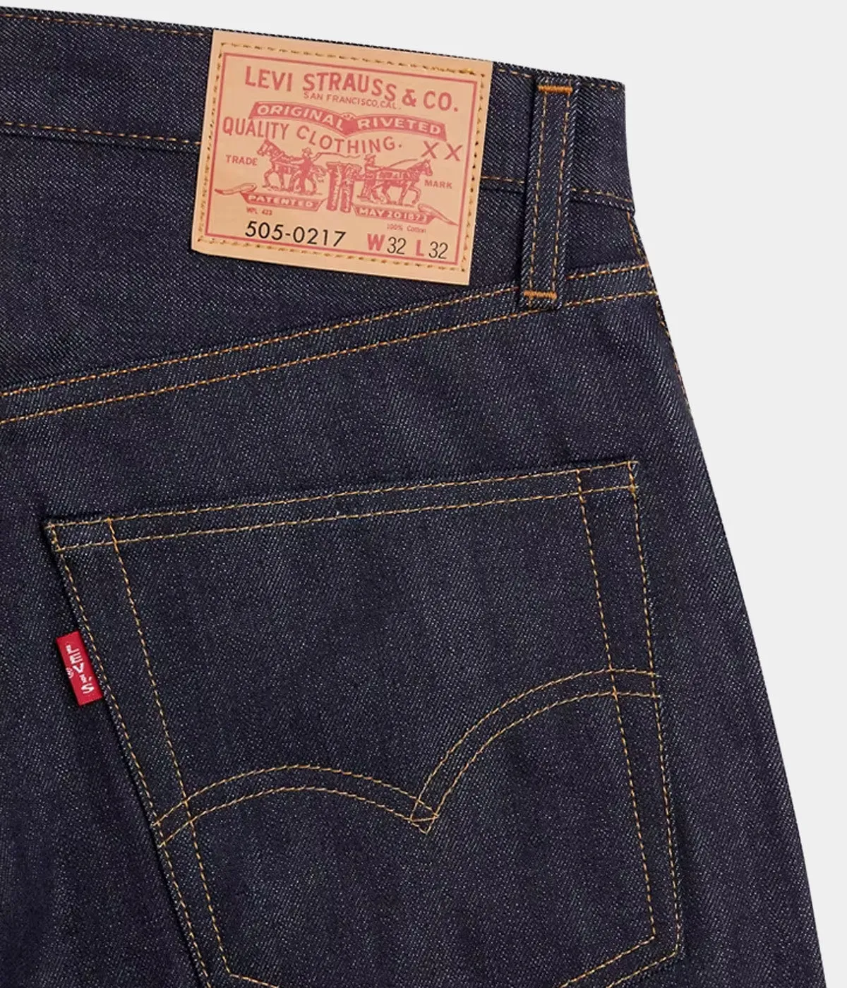 LEVI'S VINTAGE CLOTHING 1947 501 RIGID SHRINK TO FIT  MADE IN JAPAN JEANS UOMO CIMOSATO