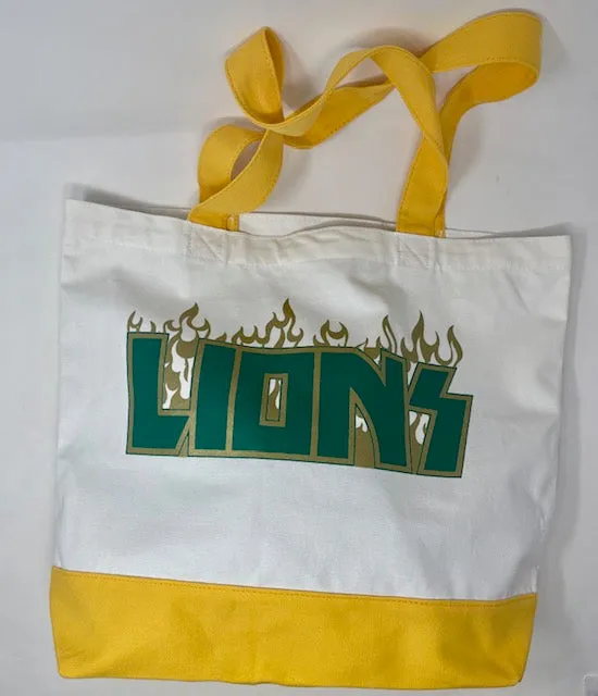 Lions Canvas Tote