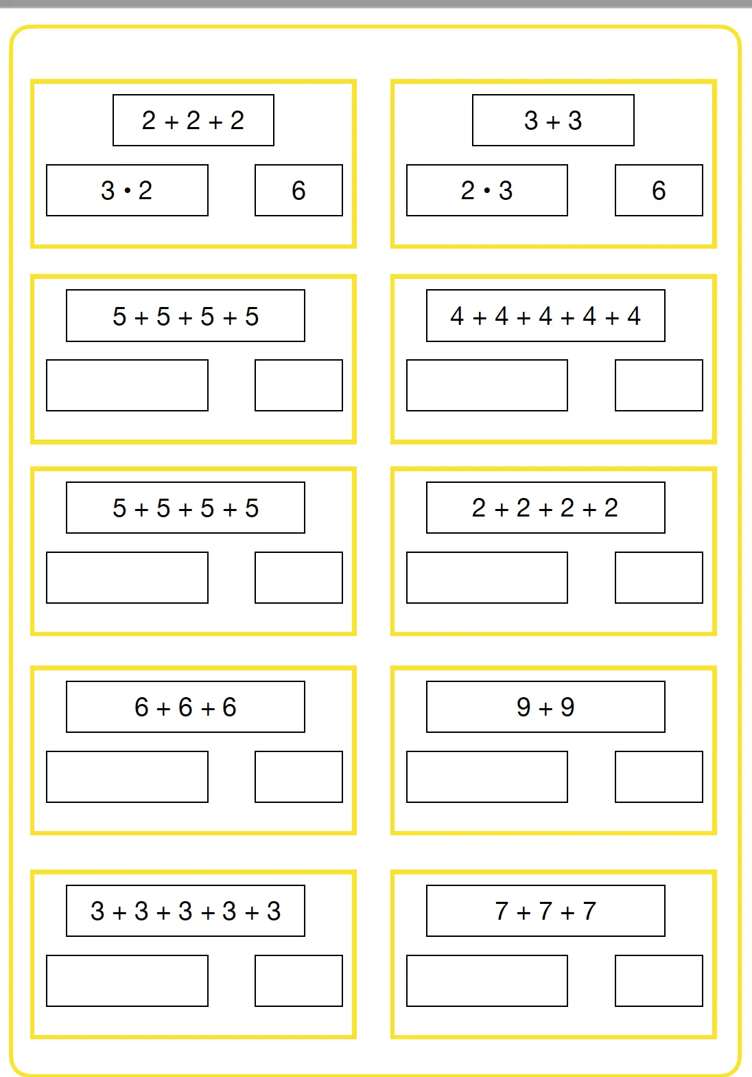 Matematikk multiplikasjonsoppgaver - oppdatert 2024