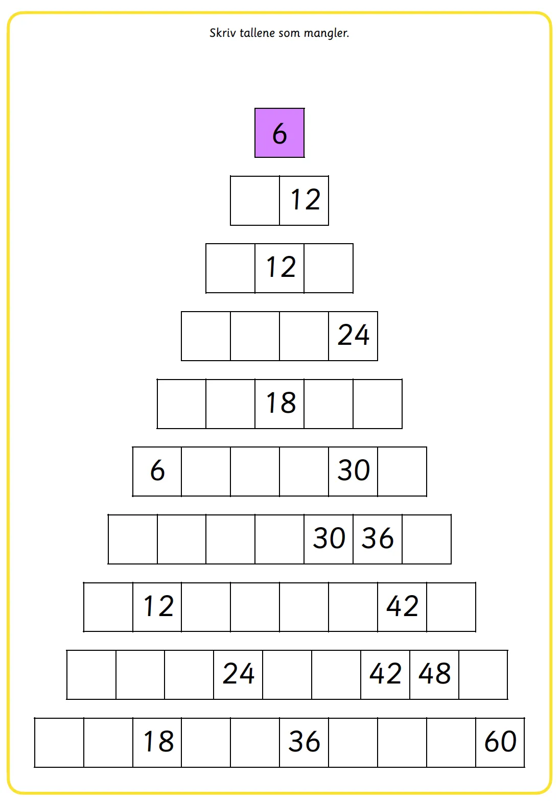 Matematikk multiplikasjonsoppgaver - oppdatert 2024