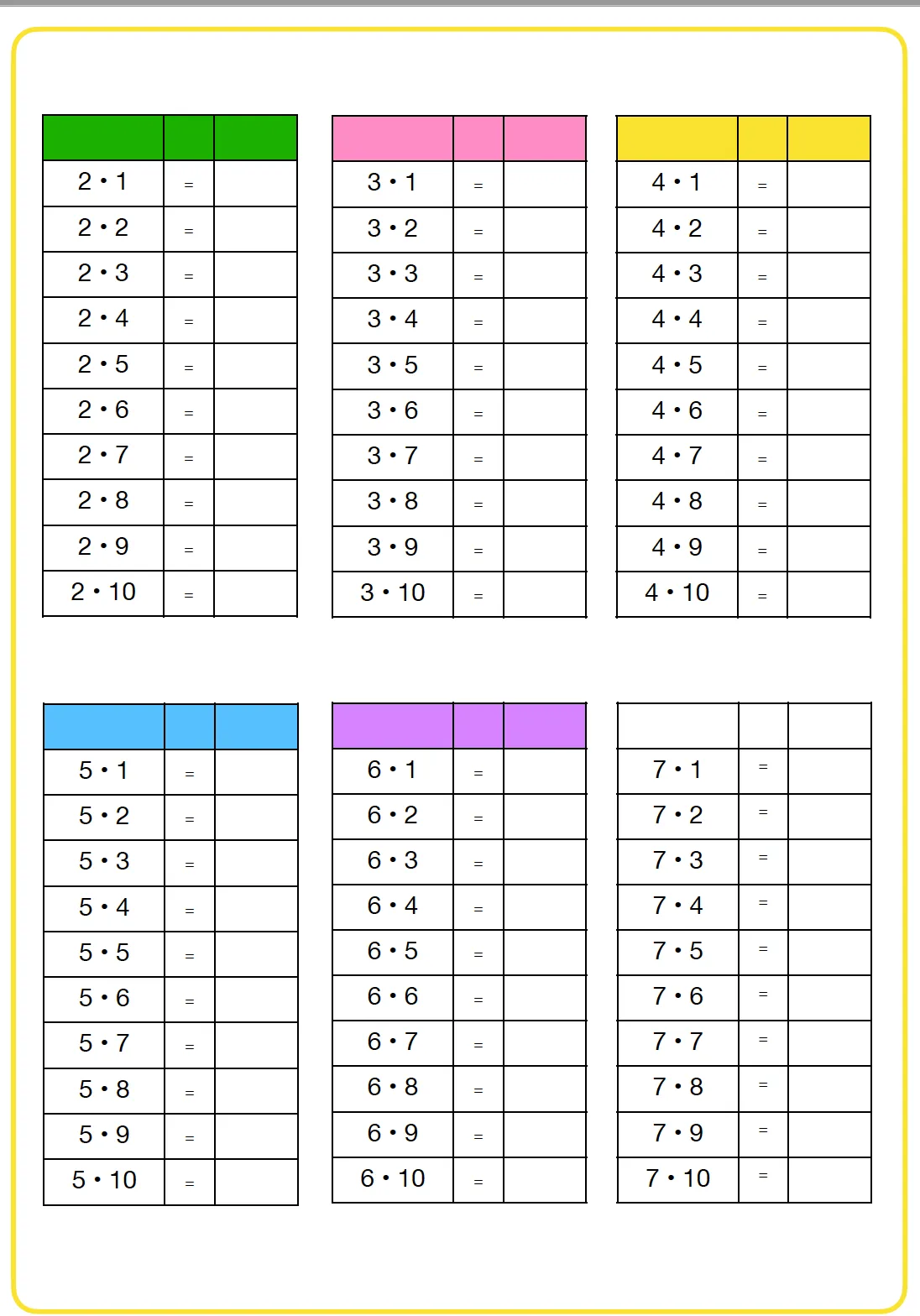 Matematikk multiplikasjonsoppgaver - oppdatert 2024