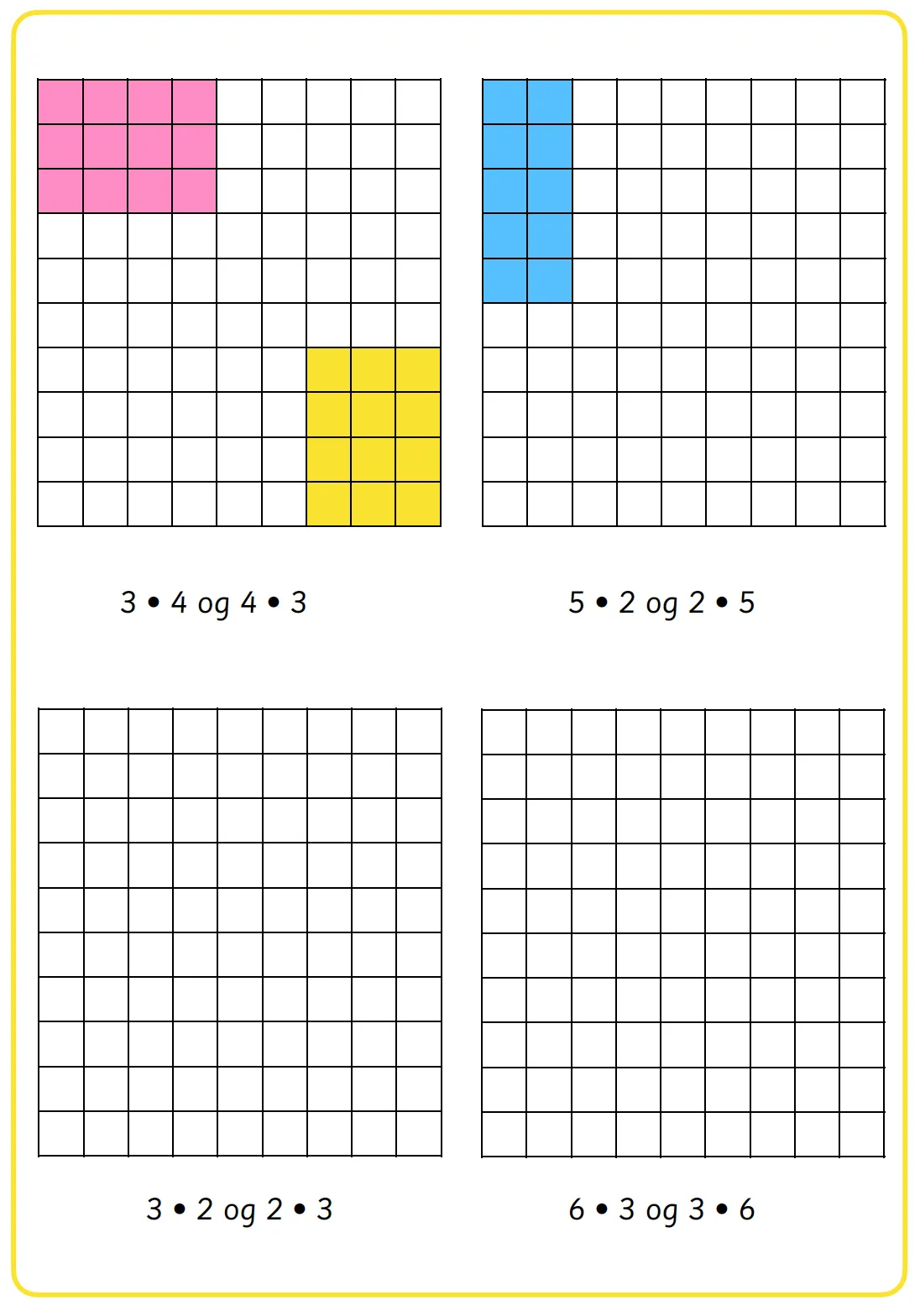 Matematikk multiplikasjonsoppgaver - oppdatert 2024