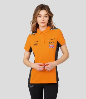 MCLAREN DAMES  POLO SHIRT NORRIS - PAPAYA ORANJE