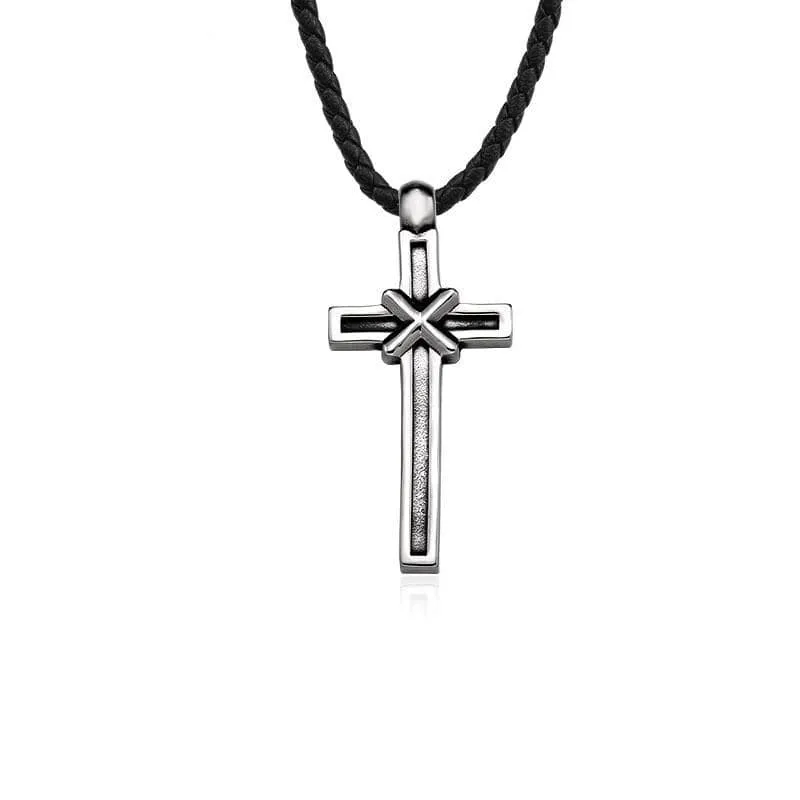 Men's Gothic Punk Cross Necklace