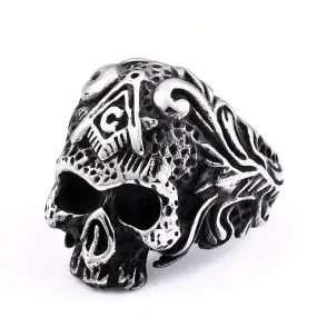 Men's Gothic Punk Skull Ring