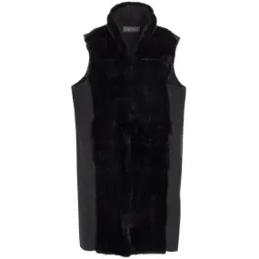 Mink Gilet - Black