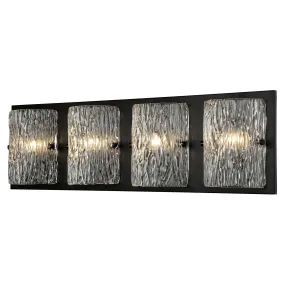 Morgan 376B04BL 4-Light Vanity Light - Black