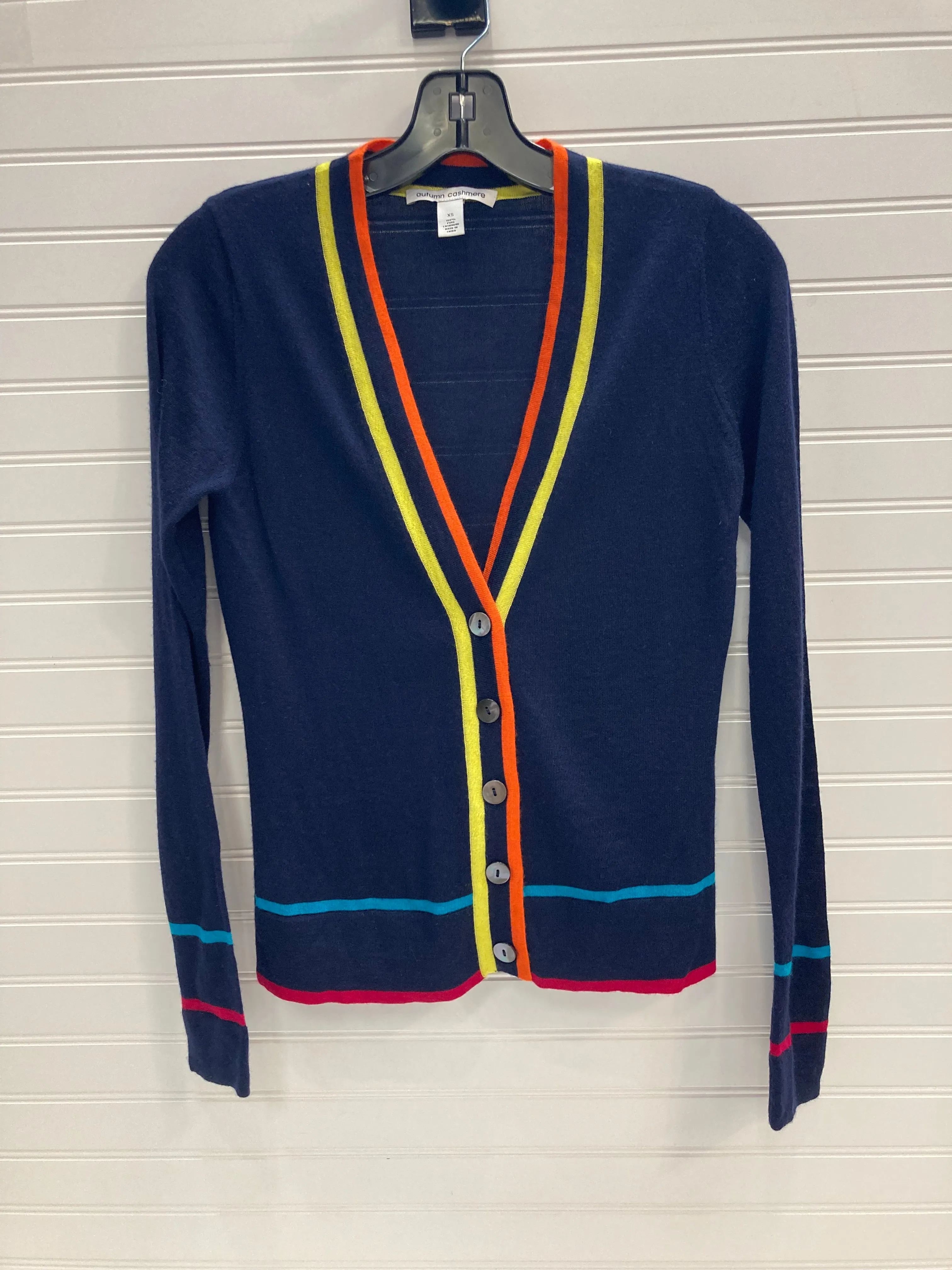 Multi-colored Sweater Cardigan Cashmere Autumn Cashmere, Size Xs