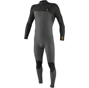 ONEILL HYPERFREAK 4/3   CHEST ZIP SMOKE / RAVEN HR6 FULL WETSUIT