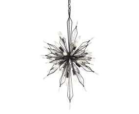 Orbital 311F16CB 16-Light Foyer Pendant Light - Carbon