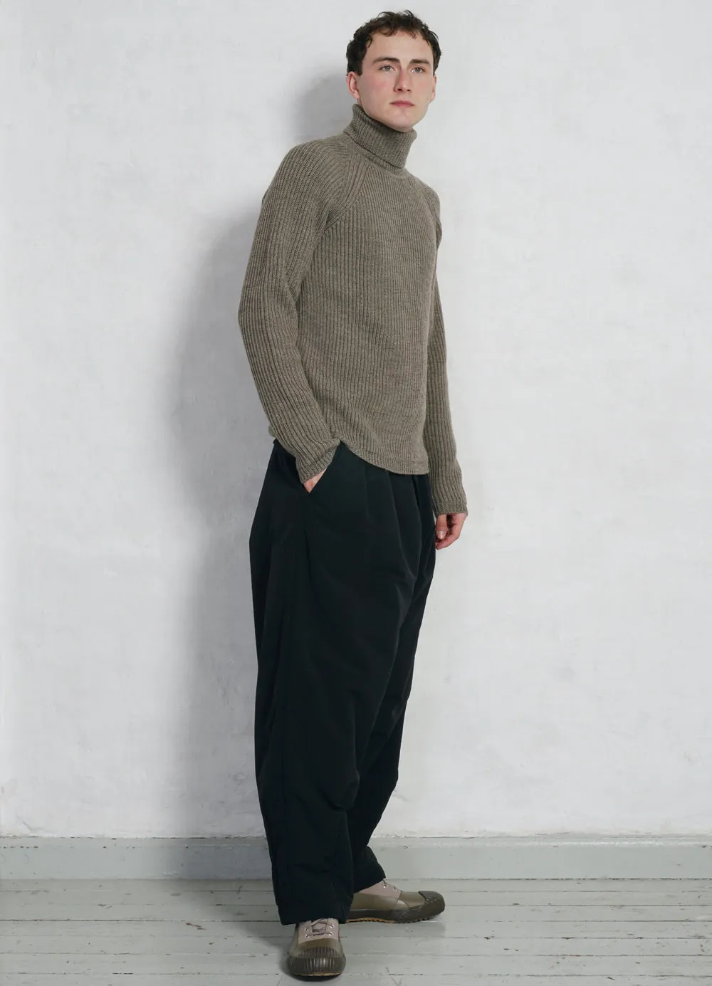 PELLE 28-06-9 | Heavy Knit Turtleneck | Natural