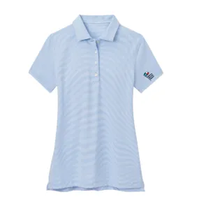 Peter Millar Cottage Blue Jubilee Button Polo