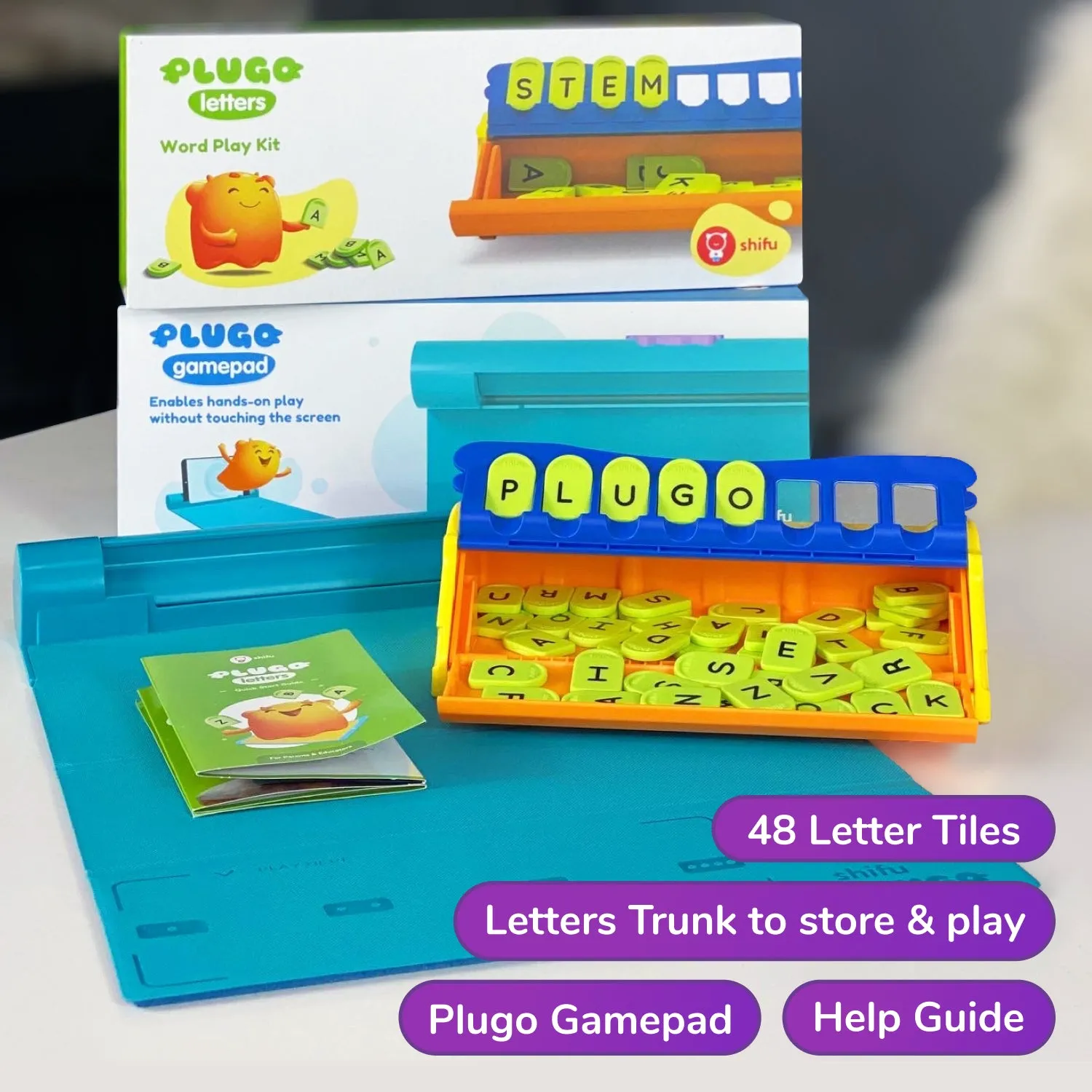 PLAYSHIFU Plugo - Letters | Word Building Kit