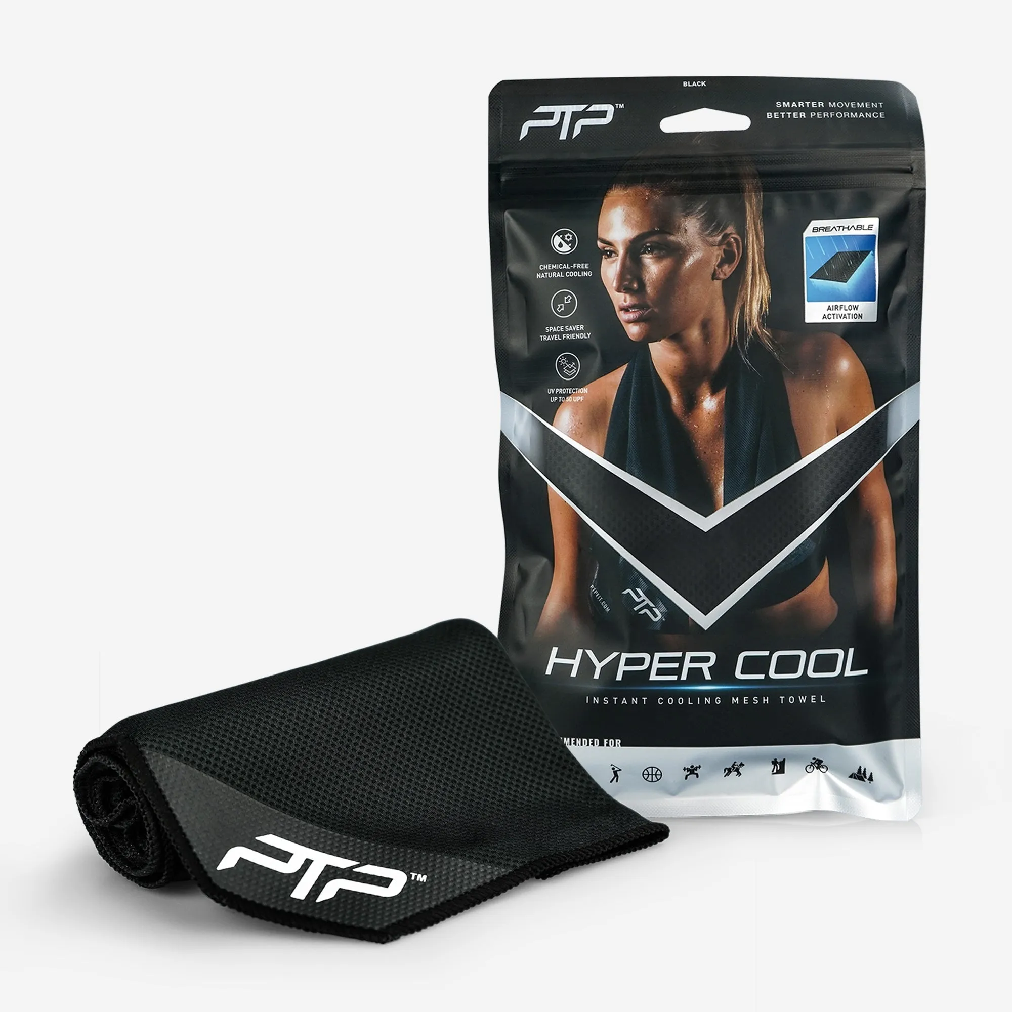 PTP - HYPER COOL TOWEL BLACK