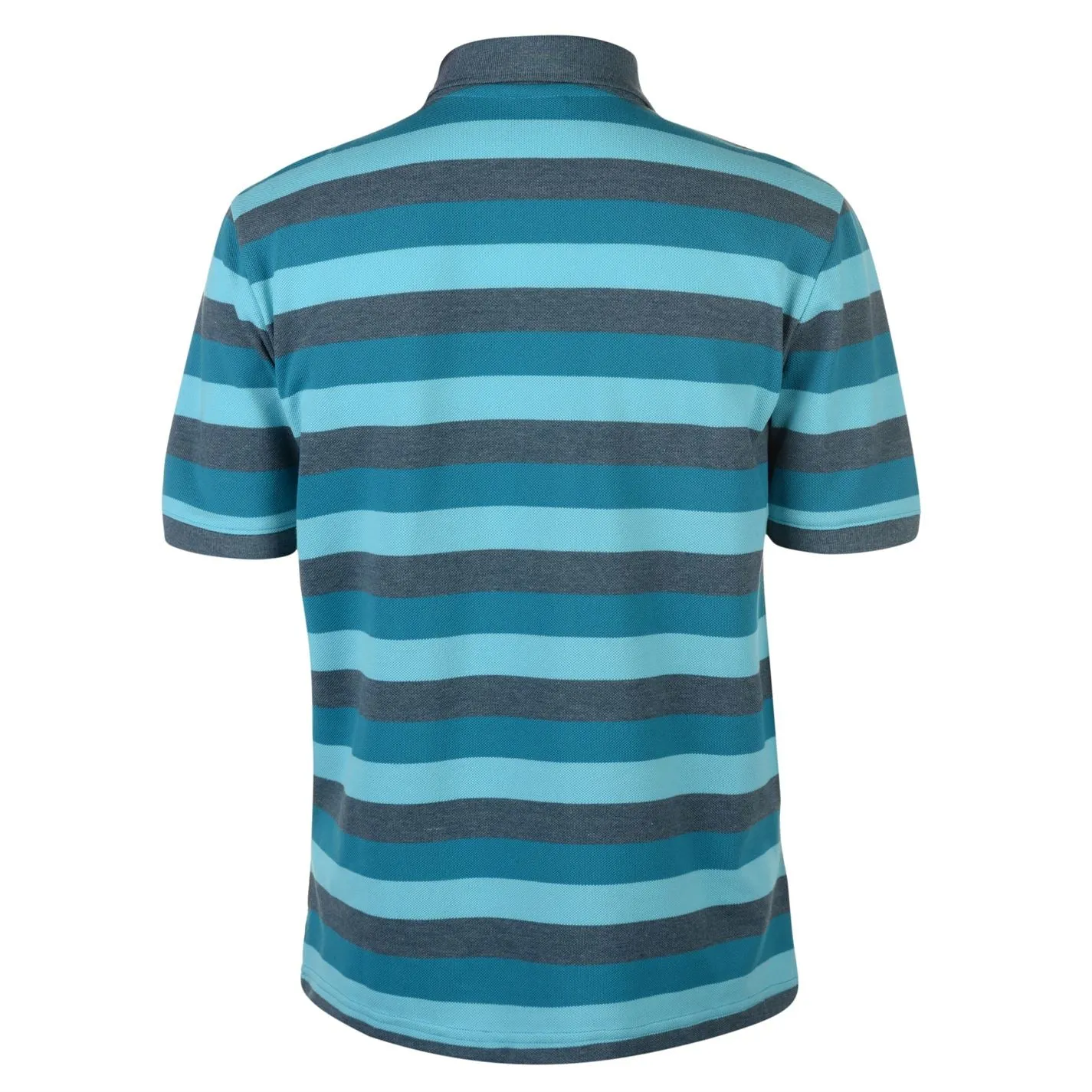 Slazenger Mens Pique Polo Shirt Classic Fit Tee Top Short Sleeve Stripe Striped