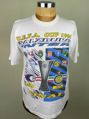 T-Shirt | 1994 | Inter Milan vs Salzburg | UEFA Cup Final | Bootleg T-Shirt