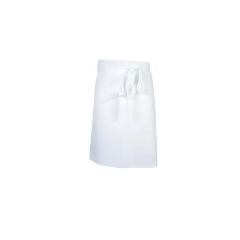 White Half Chef Apron Coton 23.62 inch - ROBUR