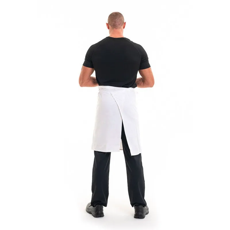 White Half Chef Apron Coton 23.62 inch - ROBUR