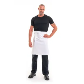 White Half Chef Apron Coton 23.62 inch - ROBUR