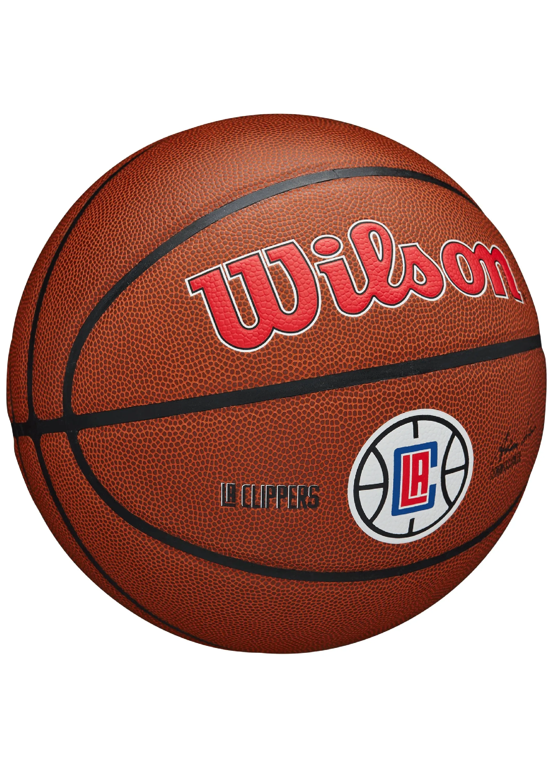 Wilson LA Clippers NBA Composite Leather Basketball Size 7 <BR> WTB3100LAC